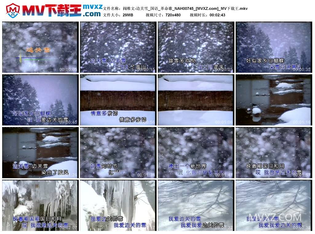 阎维文-边关雪_国语_革命歌_NAH00745